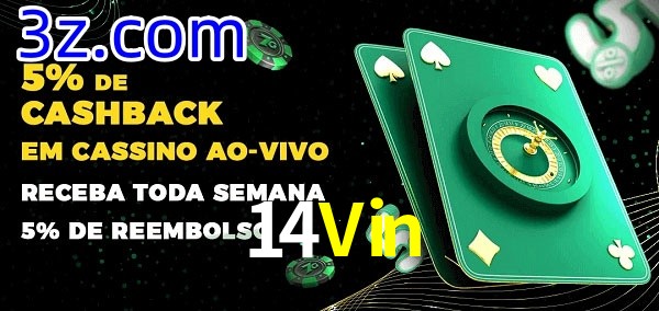 Promoções do cassino ao Vivo 14Vin